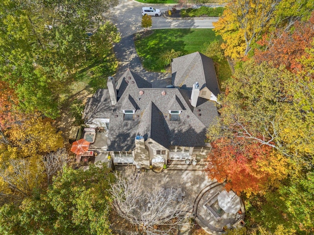 drone / aerial view