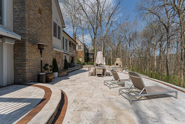 view of patio / terrace featuring outdoor dining area
