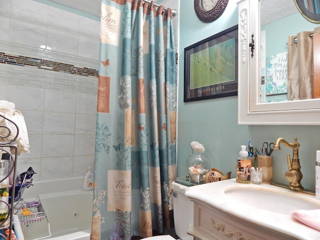 3061 County Road 11, Bellefontaine, OH 43311 - bathroom featuring shower / tub combo and vanity