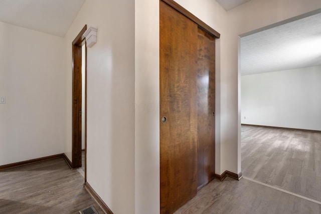 2520 Saltergate Dr, Dublin, OH 43016 - hall featuring wood finished floors