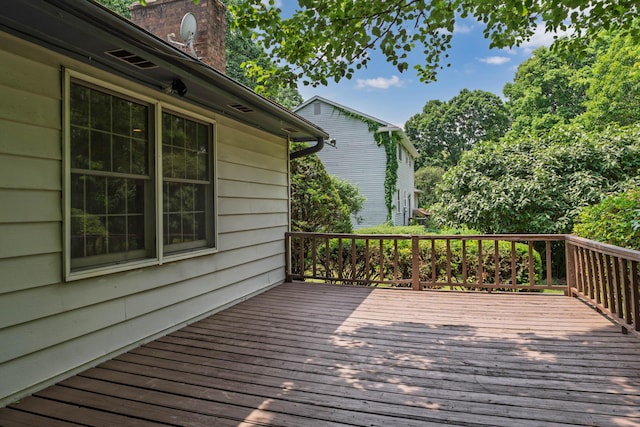 2520 Saltergate Dr, Dublin, OH 43016 - view of wooden terrace
