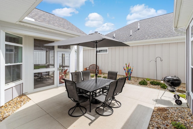 3325 Strickland Dr, New Albany, OH 43054 - view of patio / terrace featuring outdoor dining area and a grill