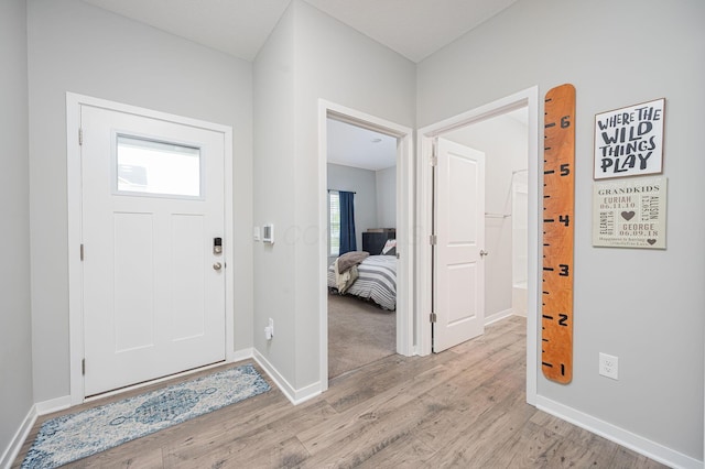 458 Madison Way, Plain City, OH 43064 - foyer entrance with light wood finished floors and baseboards