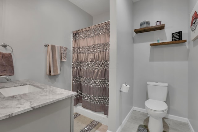 13334 Pine Rd NE, Thornville, OH 43076 - bathroom with vanity and a shower with curtain