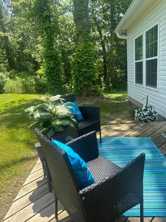 13334 Pine Rd NE, Thornville, OH 43076 - deck with a lawn