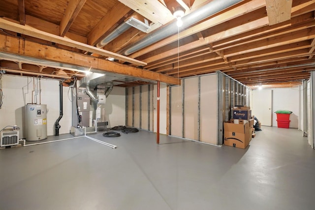 397 E Schrock Rd, Westerville, OH 43081 - unfinished below grade area featuring water heater and heating unit