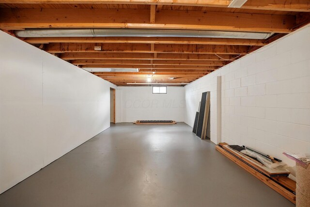 397 E Schrock Rd, Westerville, OH 43081 - basement with concrete block wall