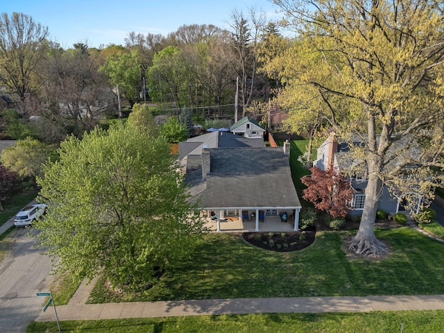 drone / aerial view