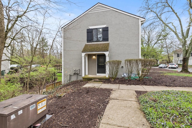 3018 Cooper Bluff Dr, Columbus, OH 43231 - view of front facade featuring stucco siding