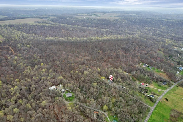 1335 Mingo Rd, Chillicothe, OH 45601 - aerial overview of property's location with a heavily wooded area