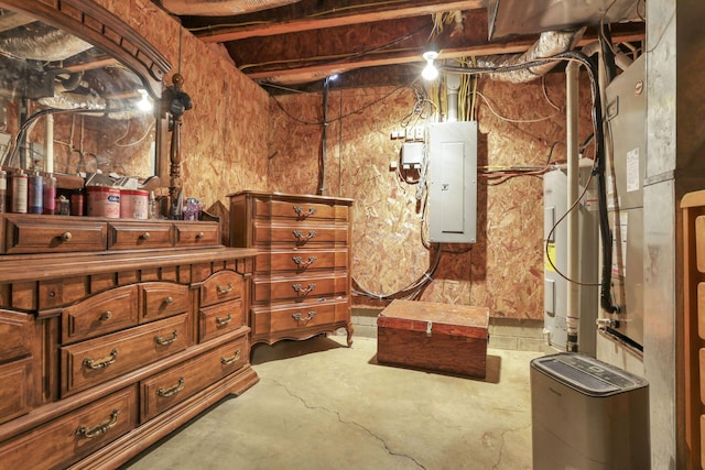 1335 Mingo Rd, Chillicothe, OH 45601 - unfinished basement with electric panel