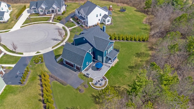 11061 Kingfisher Pl, Plain City, OH 43064 - aerial view with a residential view