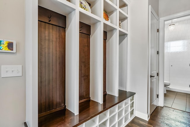 11061 Kingfisher Pl, Plain City, OH 43064 - mudroom featuring dark wood-style flooring