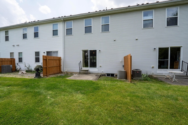 1218 Green Dr Unit 604, Columbus, OH 43230 - back of house featuring central AC and entry steps