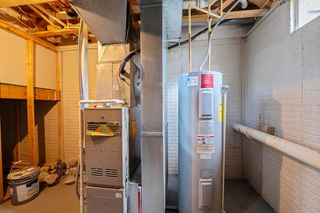 1218 Green Dr Unit 604, Columbus, OH 43230 - utility room with water heater