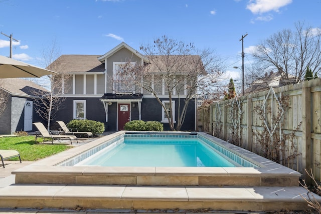 72 Miami Ave, Columbus, OH 43203 - view of swimming pool with a swimming pool, a fenced backyard, and a patio area