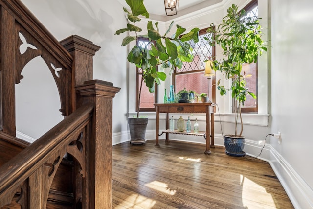 72 Miami Ave, Columbus, OH 43203 - interior space featuring hardwood / wood-style floors and baseboards