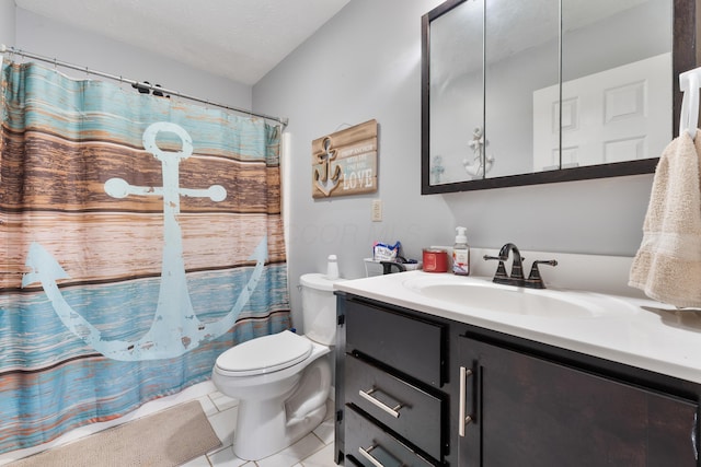 51 Township Rd Unit 1357, South Point, OH 45680 - full bathroom with toilet, vanity, tile patterned floors, and a shower with shower curtain