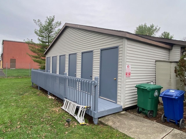 view of outdoor structure