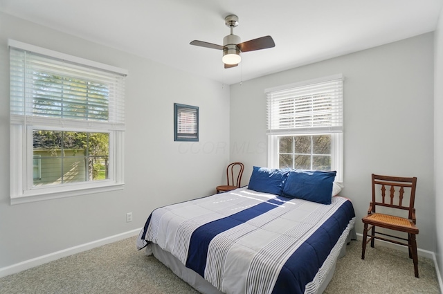 105 Chapin Pl, Granville, OH 43023 - bedroom featuring baseboards, carpet, and multiple windows