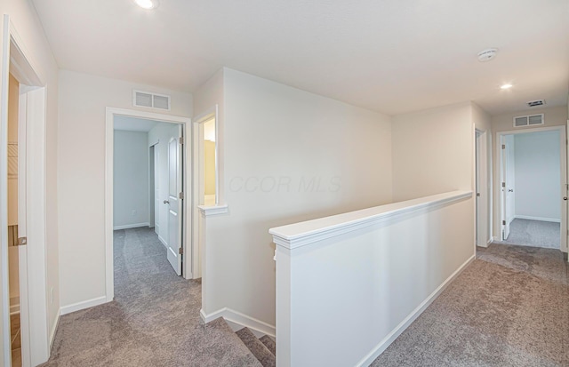 5537 Violet St Lot 367, South Bloomfield, OH 43103 - hallway with carpet, recessed lighting, and an upstairs landing