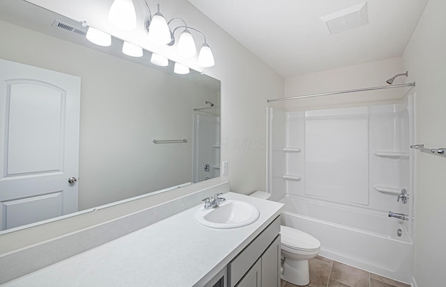 5537 Violet St Lot 367, South Bloomfield, OH 43103 - bathroom with vanity, shower / washtub combination, and tile patterned flooring