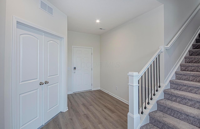 5537 Violet St Lot 367, South Bloomfield, OH 43103 - foyer entrance with wood finished floors and stairway