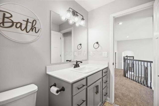 6003 Honey Farm Way, Grove City, OH 43123 - bathroom with toilet and vanity