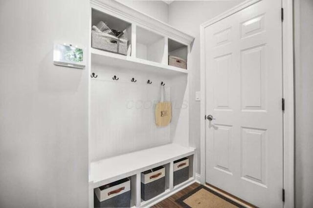 6003 Honey Farm Way, Grove City, OH 43123 - mudroom featuring dark wood-type flooring