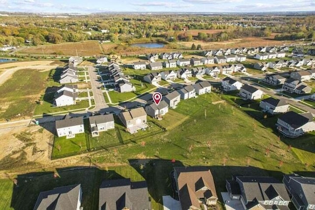 6003 Honey Farm Way, Grove City, OH 43123 - aerial view featuring a residential view and a water view