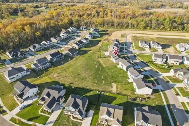 6003 Honey Farm Way, Grove City, OH 43123 - drone / aerial view with a residential view