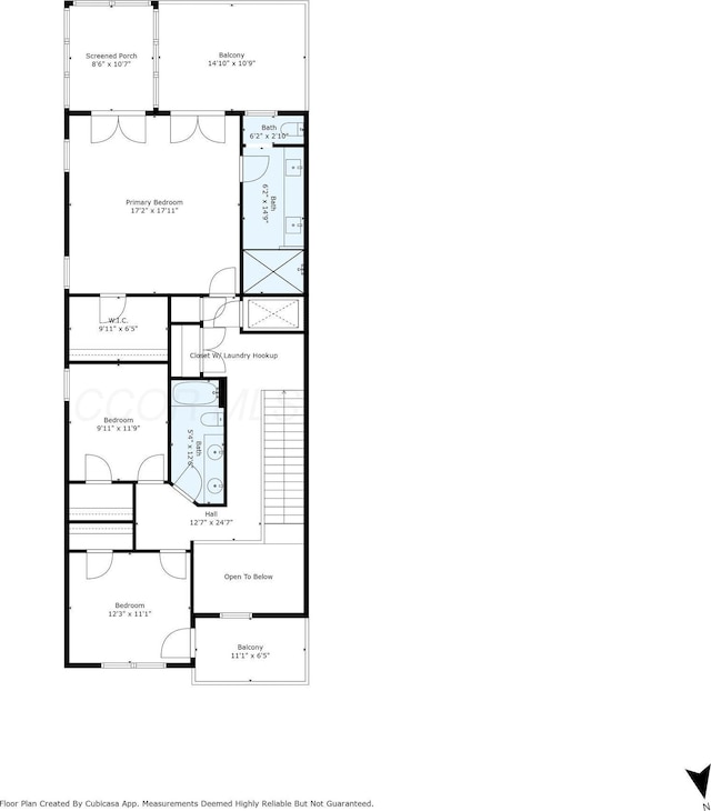251 E Deshler Ave, Columbus, OH 43206 - floor plan