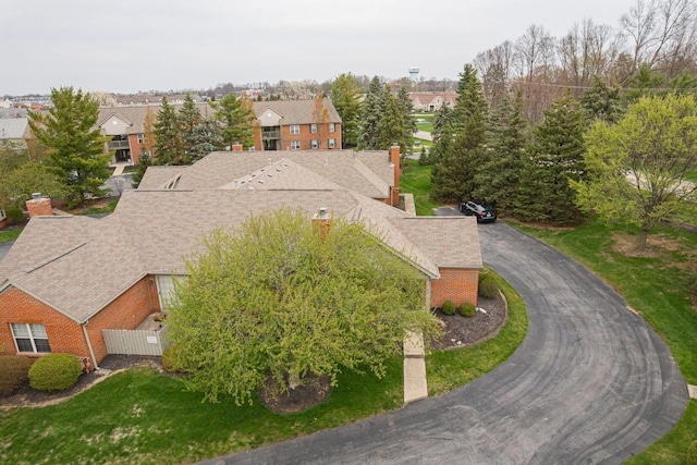 3870 Sandstone Cir, Powell, OH 43065 - bird's eye view featuring a residential view