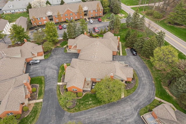 3870 Sandstone Cir, Powell, OH 43065 - birds eye view of property with a residential view