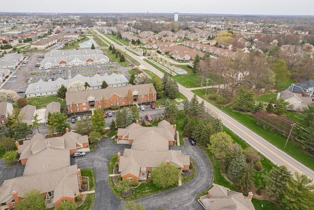 3870 Sandstone Cir, Powell, OH 43065 - birds eye view of property featuring a residential view