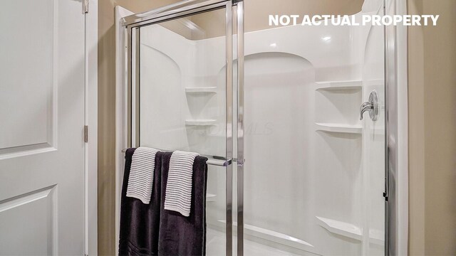 full bath with a stall shower