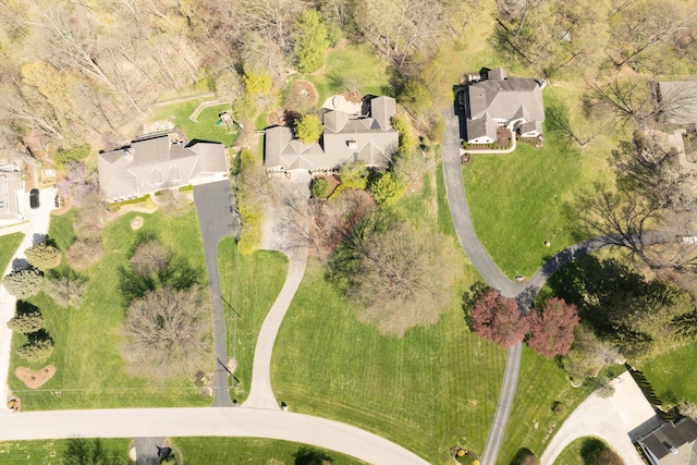 drone / aerial view featuring a residential view
