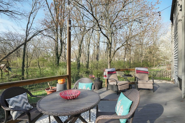 view of deck