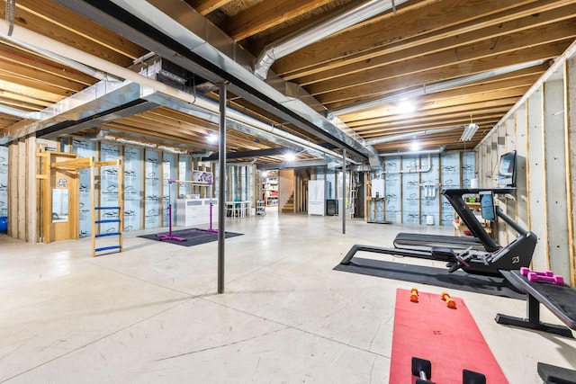 view of exercise area