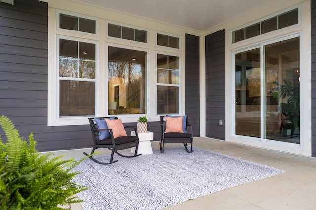view of patio / terrace with covered porch