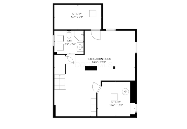 742 S Cassingham Rd, Bexley, OH 43209 - view of floor plan / room layout