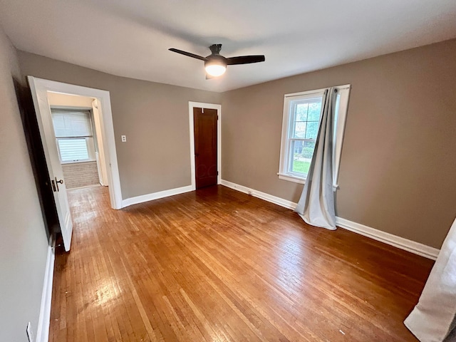 742 S Cassingham Rd, Bexley, OH 43209 - empty room featuring hardwood / wood-style flooring and a ceiling fan