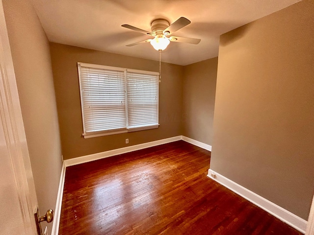 742 S Cassingham Rd, Bexley, OH 43209 - spare room with ceiling fan and dark wood finished floors