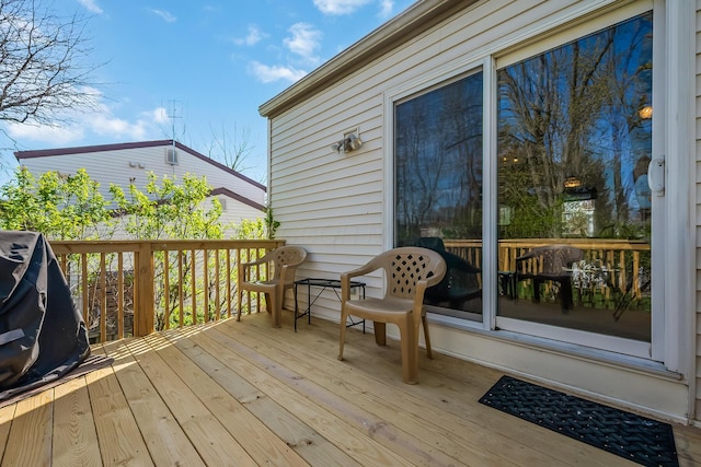 3588 Silverado Dr, Columbus, OH 43228 - deck featuring a grill