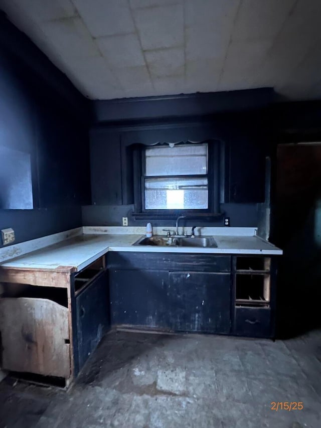 530 Harrison St, New Lexington, OH 43764 - kitchen with light countertops and a sink