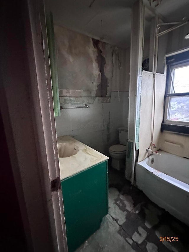 530 Harrison St, New Lexington, OH 43764 - bathroom featuring toilet and vanity