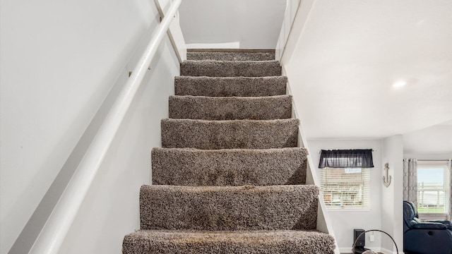 view of staircase
