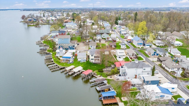 40 Beacon Light Ln, Buckeye Lake, OH 43008 - drone / aerial view with a residential view and a water view