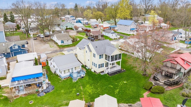 40 Beacon Light Ln, Buckeye Lake, OH 43008 - drone / aerial view featuring a residential view