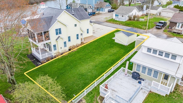 40 Beacon Light Ln, Buckeye Lake, OH 43008 - bird's eye view with a residential view